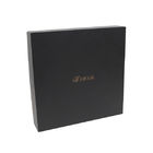 Black Square Shape Kraft Paper Gift Box With Lid