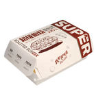 Card Paper Takeaway Food Containers , Paper Burger Box Recycled Materials