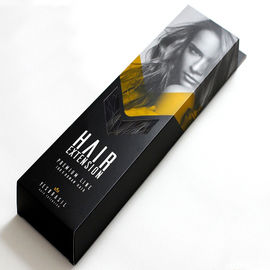 Faltbare kundenspezifische Haar-Erweiterungs-Kästen, Soem-Service Luxy-Haar-Verpacken