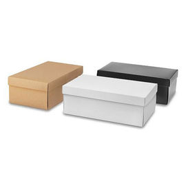 Luxusschuh-Verpackungs-Wellpappe-Kasten, kundengebundener faltbarer Papierdruckkasten