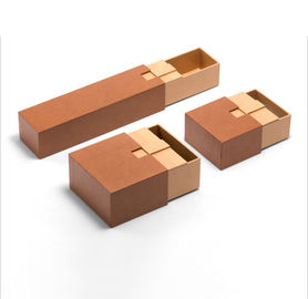 Handgemachte Kraftpapier-Pappluxuspapiergeschenkbox für Kosmetik/Parfüm